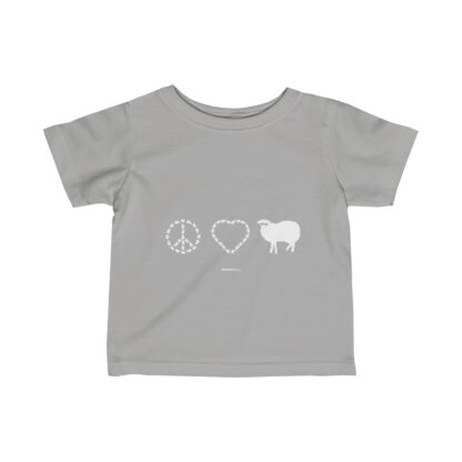 PEACE LOVE SHEEP Infant Fine Jersey Tee - Image 3