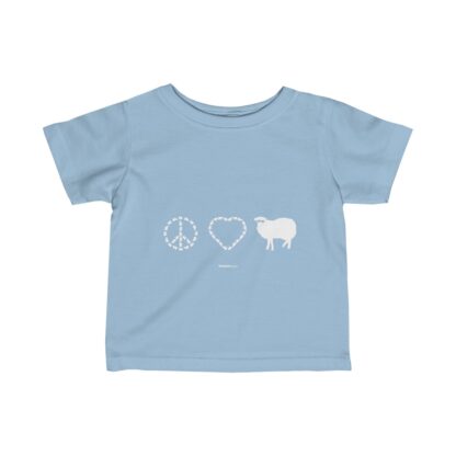 PEACE LOVE SHEEP Infant Fine Jersey Tee - Image 9