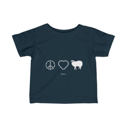 PEACE LOVE SHEEP Infant Fine Jersey Tee - Image 15