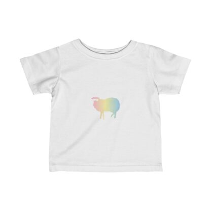 Cotton Candy Sheep Infant Fine Jersey Tee - Image 3