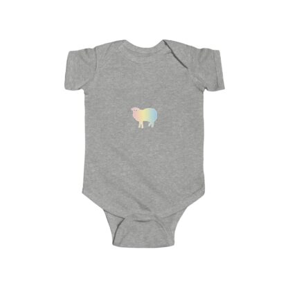 Cotton Candy Sheep Infant Fine Jersey Bodysuit - Image 3