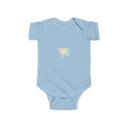 Cotton Candy Sheep Infant Fine Jersey Bodysuit - Image 4