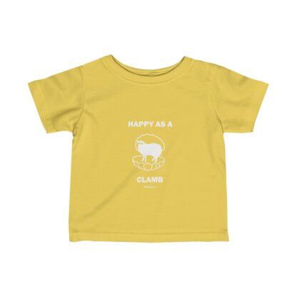 HAPPY AS A CLAMB Infant Fine Jersey Tee - Image 5