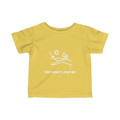 SHE DIDN'T LOSE ME Infant Fine Jersey Tee - Image 5