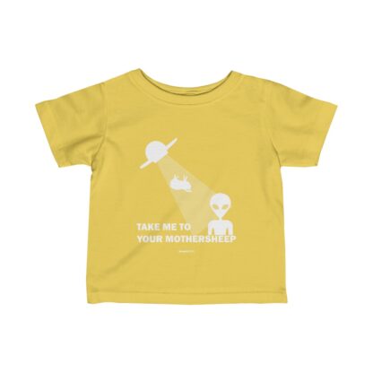 TAKE ME TO YOUR MOTHERSHEEP Infant Fine Jersey Tee - Image 5