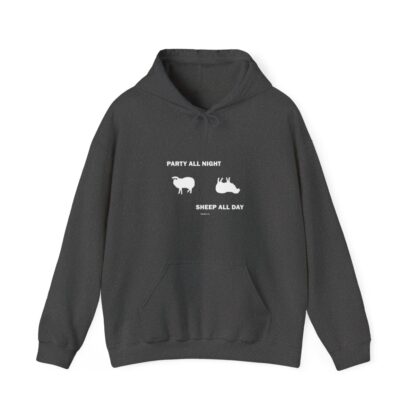 PARTY ALL NIGHT SHEEP ALL DAY Unisex Heavy Blend™ Hooded Sweatshirt - Image 66