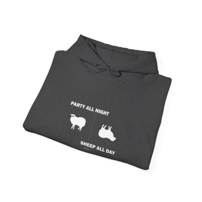 PARTY ALL NIGHT SHEEP ALL DAY Unisex Heavy Blend™ Hooded Sweatshirt - Image 69