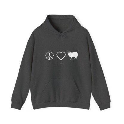 PEACE LOVE SHEEP Unisex Heavy Blend™ Hooded Sweatshirt - Image 79