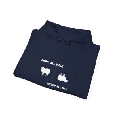 PARTY ALL NIGHT SHEEP ALL DAY Unisex Heavy Blend™ Hooded Sweatshirt - Image 108