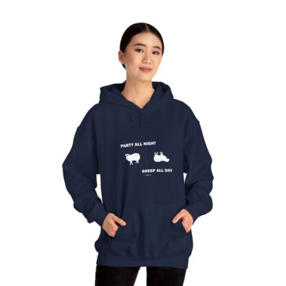 PARTY ALL NIGHT SHEEP ALL DAY Unisex Heavy Blend™ Hooded Sweatshirt - Image 110