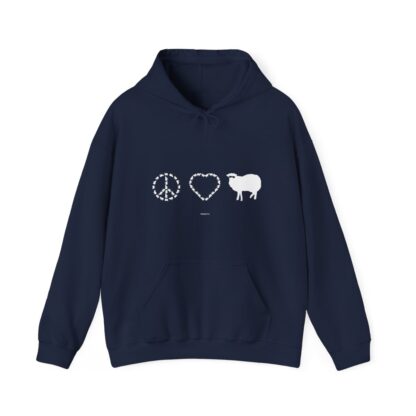 PEACE LOVE SHEEP Unisex Heavy Blend™ Hooded Sweatshirt - Image 118