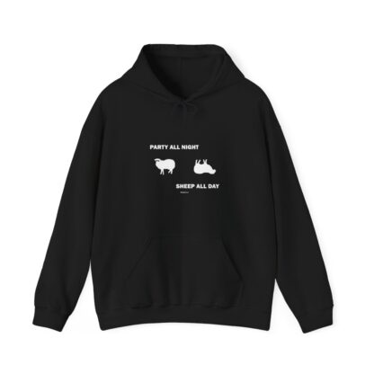 PARTY ALL NIGHT SHEEP ALL DAY Unisex Heavy Blend™ Hooded Sweatshirt