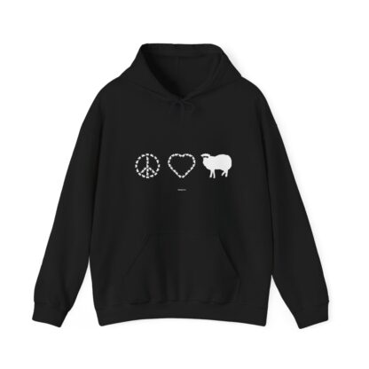 PEACE LOVE SHEEP Unisex Heavy Blend™ Hooded Sweatshirt - Image 14