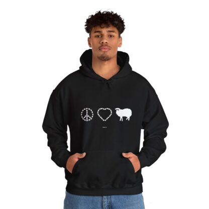 PEACE LOVE SHEEP Unisex Heavy Blend™ Hooded Sweatshirt - Image 20