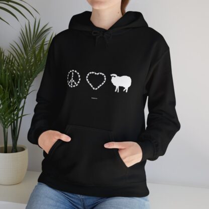 PEACE LOVE SHEEP Unisex Heavy Blend™ Hooded Sweatshirt - Image 26