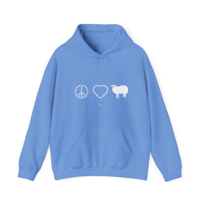 PEACE LOVE SHEEP Unisex Heavy Blend™ Hooded Sweatshirt - Image 92