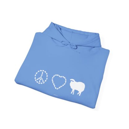 PEACE LOVE SHEEP Unisex Heavy Blend™ Hooded Sweatshirt - Image 95