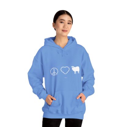 PEACE LOVE SHEEP Unisex Heavy Blend™ Hooded Sweatshirt - Image 97