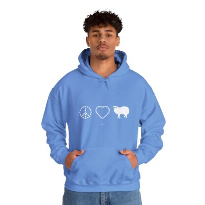 PEACE LOVE SHEEP Unisex Heavy Blend™ Hooded Sweatshirt - Image 98