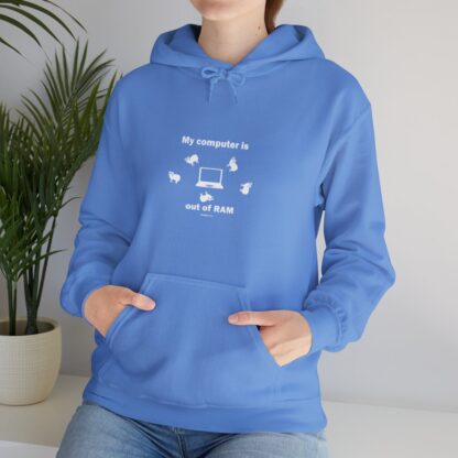 MY COMPUTER IS OUT OF RAM Unisex Heavy Blend™ Hooded Sweatshirt - Image 91