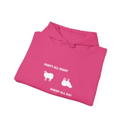 PARTY ALL NIGHT SHEEP ALL DAY Unisex Heavy Blend™ Hooded Sweatshirt - Image 134