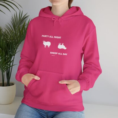 PARTY ALL NIGHT SHEEP ALL DAY Unisex Heavy Blend™ Hooded Sweatshirt - Image 143