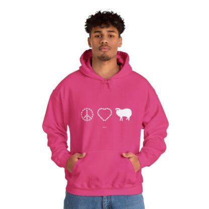 PEACE LOVE SHEEP Unisex Heavy Blend™ Hooded Sweatshirt - Image 150