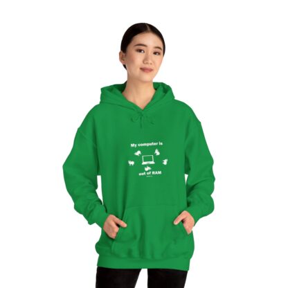 MY COMPUTER IS OUT OF RAM Unisex Heavy Blend™ Hooded Sweatshirt - Image 58