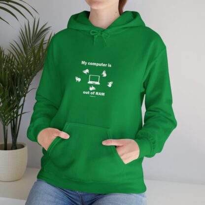 MY COMPUTER IS OUT OF RAM Unisex Heavy Blend™ Hooded Sweatshirt - Image 65