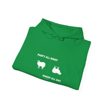 PARTY ALL NIGHT SHEEP ALL DAY Unisex Heavy Blend™ Hooded Sweatshirt - Image 56