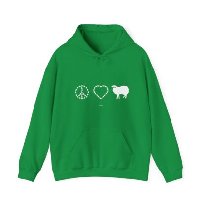 PEACE LOVE SHEEP Unisex Heavy Blend™ Hooded Sweatshirt - Image 66