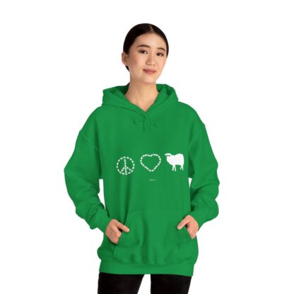 PEACE LOVE SHEEP Unisex Heavy Blend™ Hooded Sweatshirt - Image 71