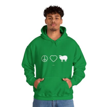 PEACE LOVE SHEEP Unisex Heavy Blend™ Hooded Sweatshirt - Image 72