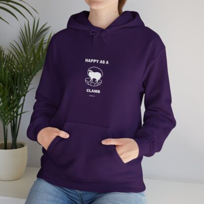 HAPPY AS A CLAMB Unisex Heavy Blend™ Hooded Sweatshirt - Image 130