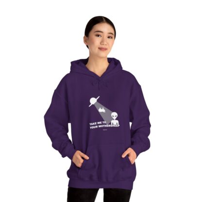 TAKE ME TO YOUR MOTHERSHEEP Unisex Heavy Blend™ Hooded Sweatshirt - Image 123