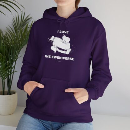 I LOVE THE EWENIVERSE Unisex Heavy Blend™ Hooded Sweatshirt - Image 130