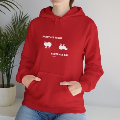 PARTY ALL NIGHT SHEEP ALL DAY Unisex Heavy Blend™ Hooded Sweatshirt - Image 156