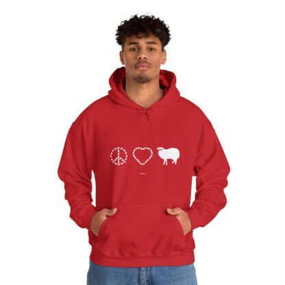 PEACE LOVE SHEEP Unisex Heavy Blend™ Hooded Sweatshirt - Image 7