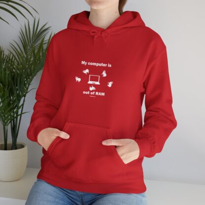 MY COMPUTER IS OUT OF RAM Unisex Heavy Blend™ Hooded Sweatshirt - Image 156