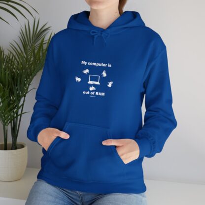 MY COMPUTER IS OUT OF RAM Unisex Heavy Blend™ Hooded Sweatshirt - Image 104