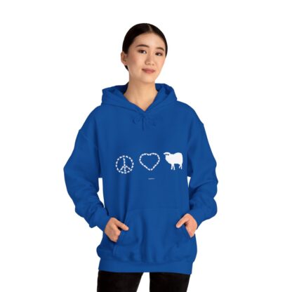 PEACE LOVE SHEEP Unisex Heavy Blend™ Hooded Sweatshirt - Image 110