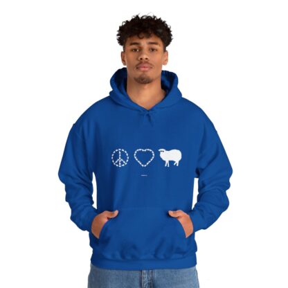 PEACE LOVE SHEEP Unisex Heavy Blend™ Hooded Sweatshirt - Image 111