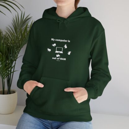 MY COMPUTER IS OUT OF RAM Unisex Heavy Blend™ Hooded Sweatshirt - Image 52