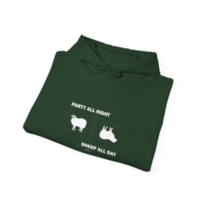 PARTY ALL NIGHT SHEEP ALL DAY Unisex Heavy Blend™ Hooded Sweatshirt - Image 43