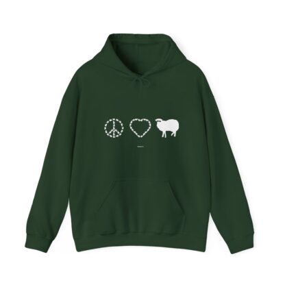 PEACE LOVE SHEEP Unisex Heavy Blend™ Hooded Sweatshirt - Image 53