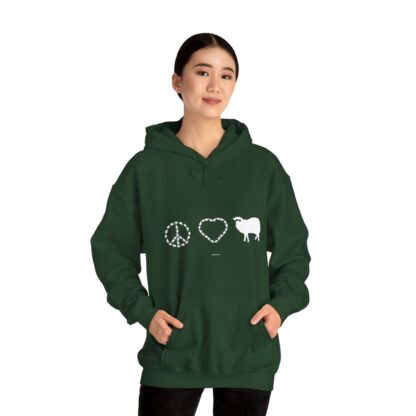 PEACE LOVE SHEEP Unisex Heavy Blend™ Hooded Sweatshirt - Image 58