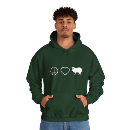 PEACE LOVE SHEEP Unisex Heavy Blend™ Hooded Sweatshirt - Image 59