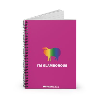 I'M GLAMBOROUS Spiral Notebook - Ruled Line - Image 2