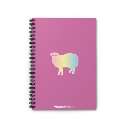 Cotton Candy Sheep Spiral Notebook - Ruled Line