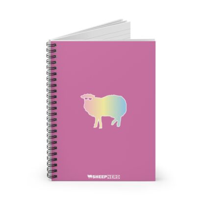 Cotton Candy Sheep Spiral Notebook - Ruled Line - Image 2